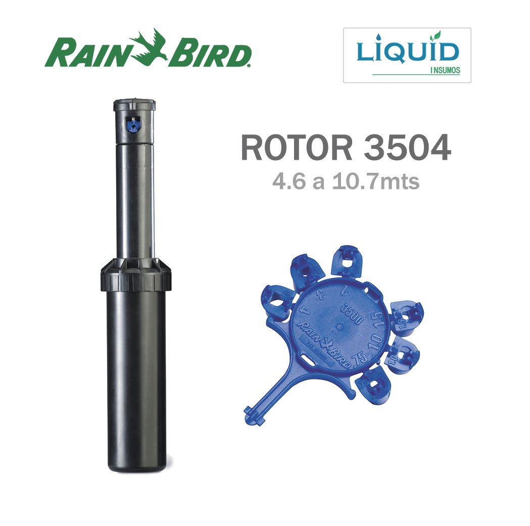 Aspersor Rain Bird Serie 3500 vista frontal